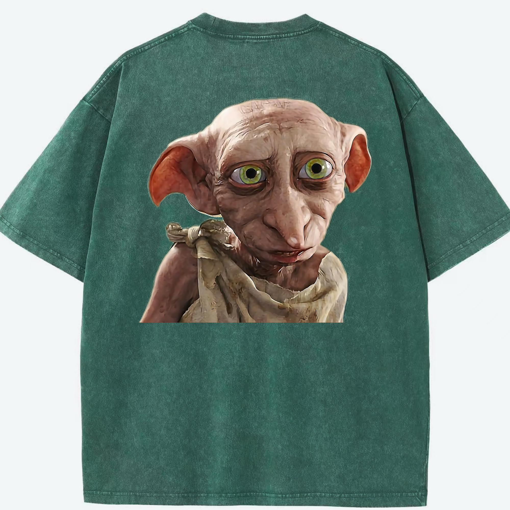 （画像用） Harry Potter ハリー・ポッターシリーズ 綿100% ヴィンテージ風 半袖Tシャツ（背面プリント）